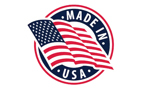 NeuroHoney Made in USA logo featuring the American flag and bold text indicating the product is manufactured in the United States.